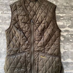 Barbour® Women's Green Quilted Vest